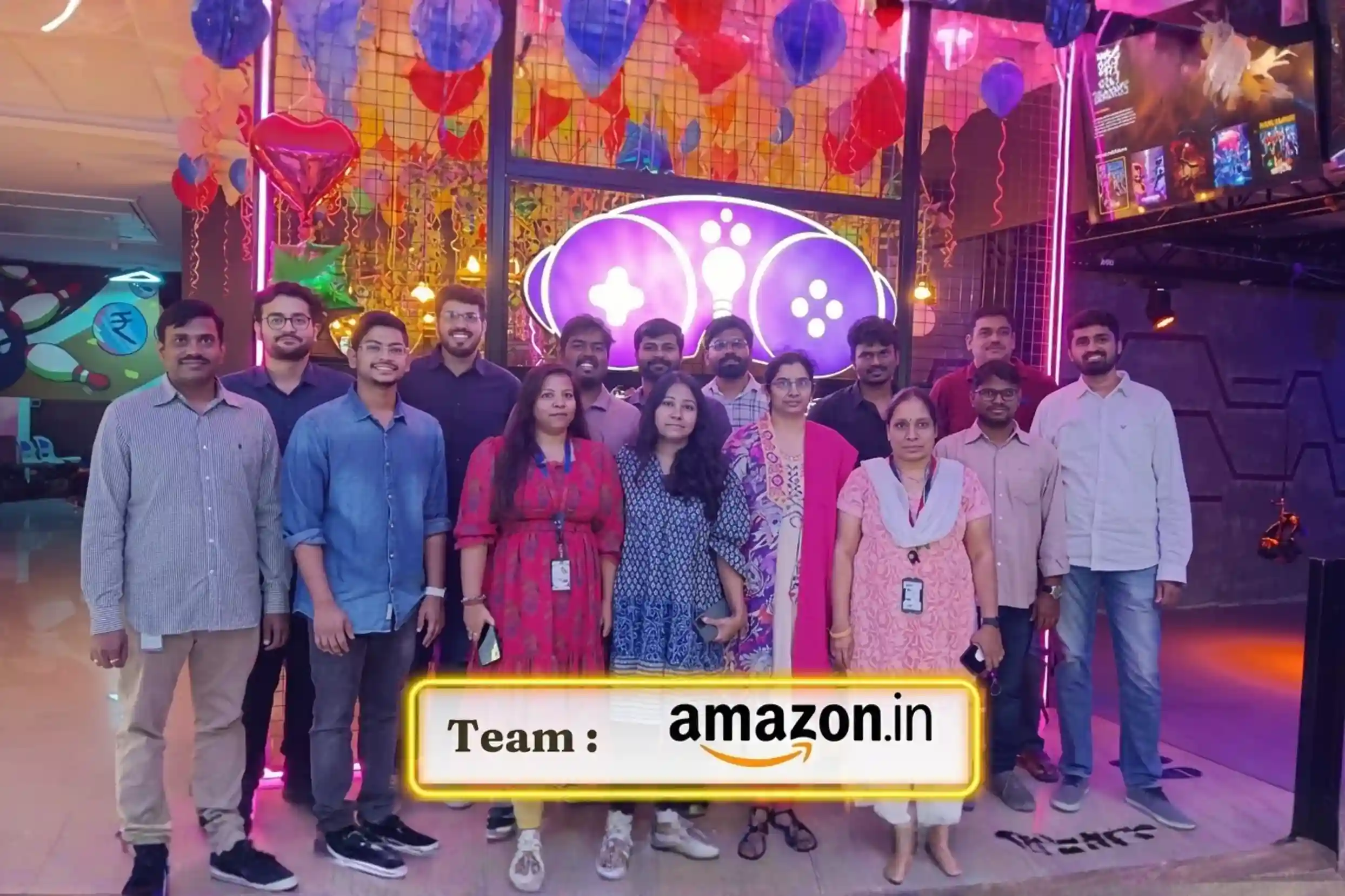 Corporate team building event at Game Xtreme HITEC City — group 36