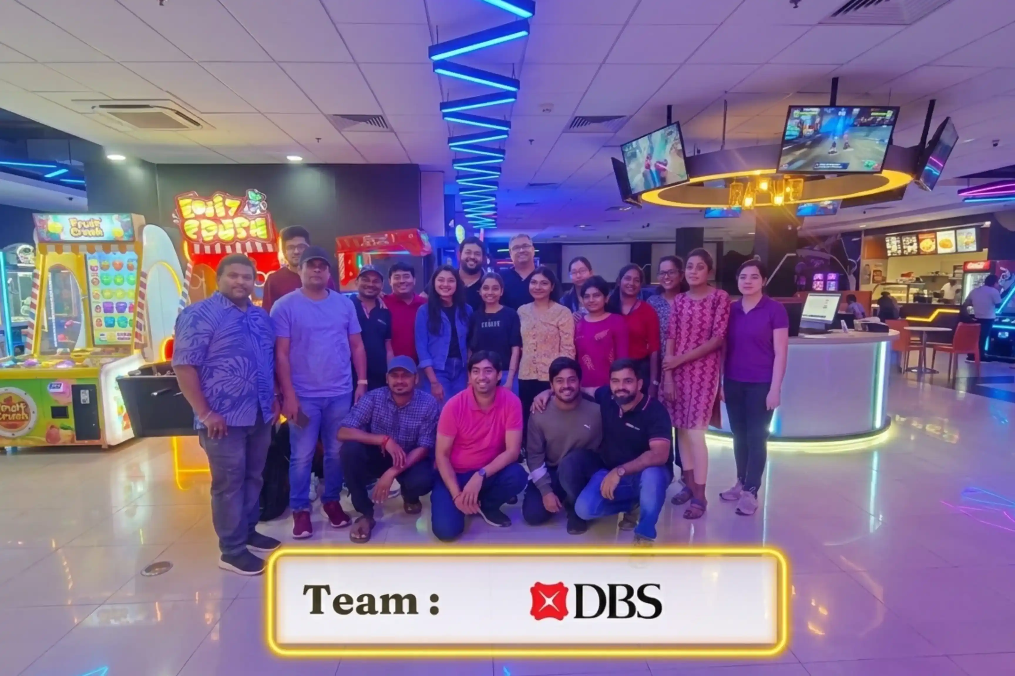 Corporate team building event at Game Xtreme HITEC City — group 19