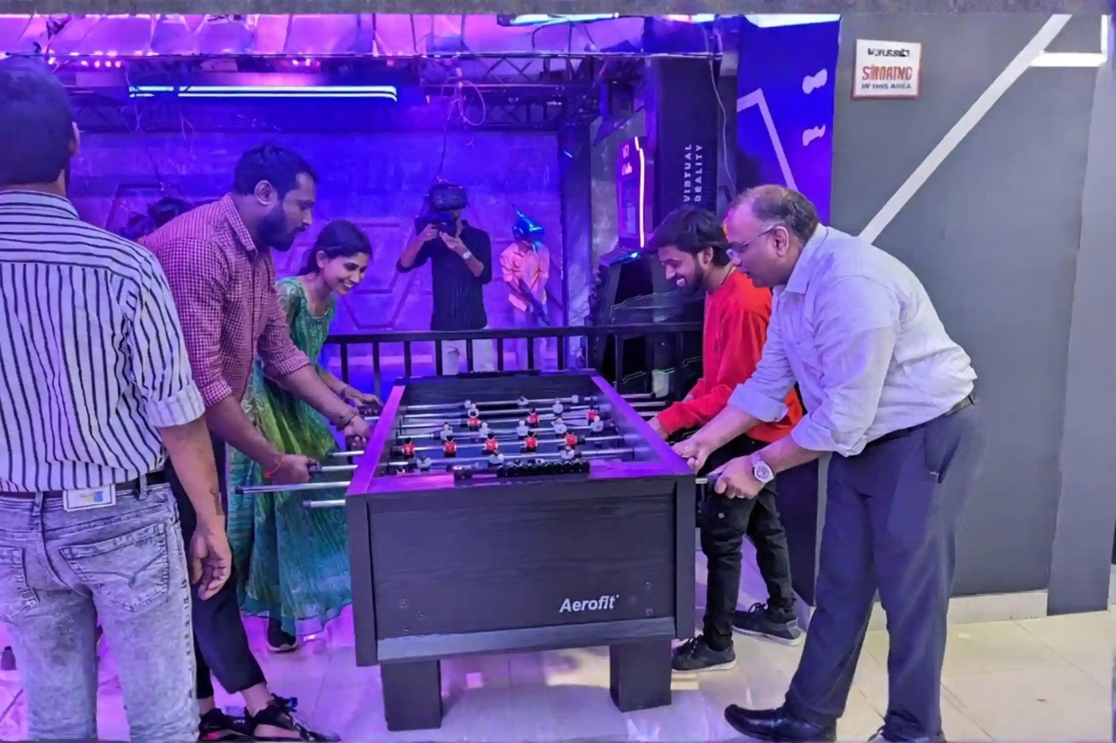 Corporate team building event at Game Xtreme HITEC City — group 40