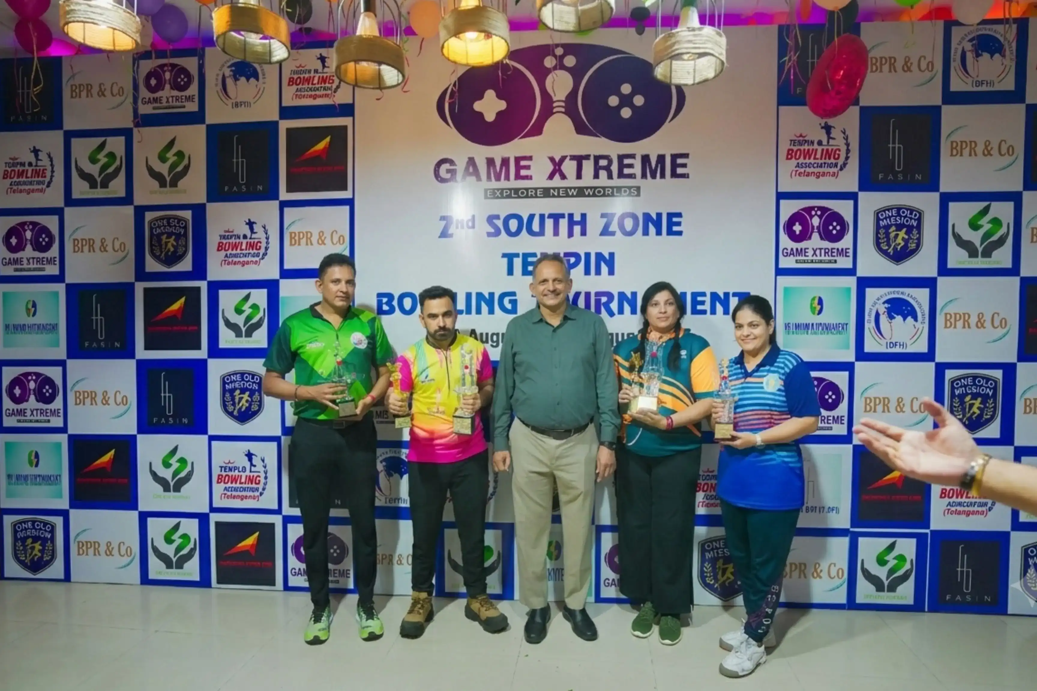 Prize ceremony — South Zone Tenpin Tournament 2025