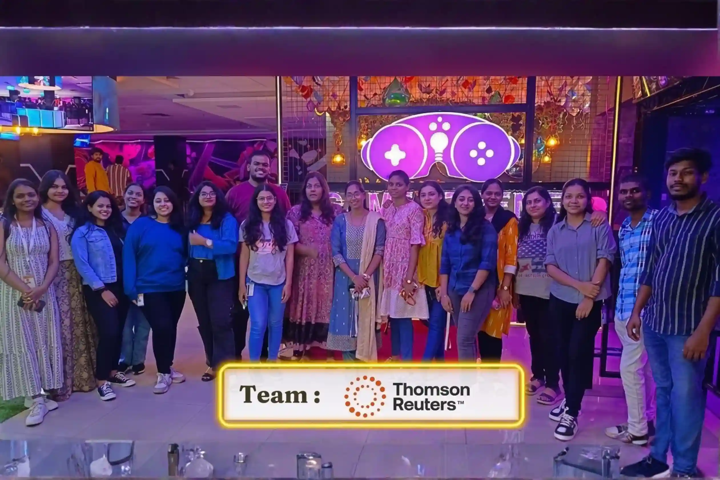 Corporate team building event at Game Xtreme HITEC City — group 28