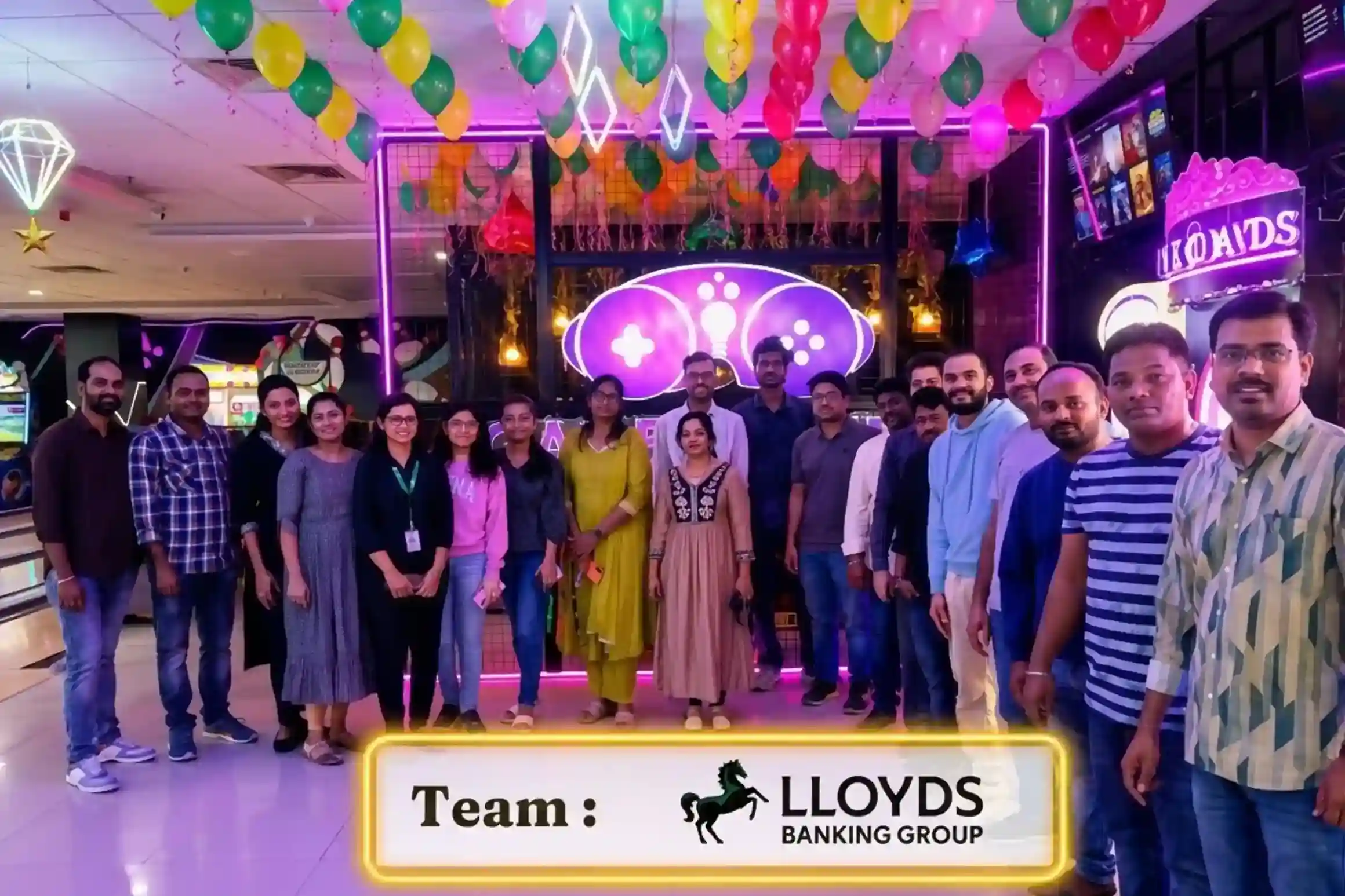 Corporate team building event at Game Xtreme HITEC City — group 23