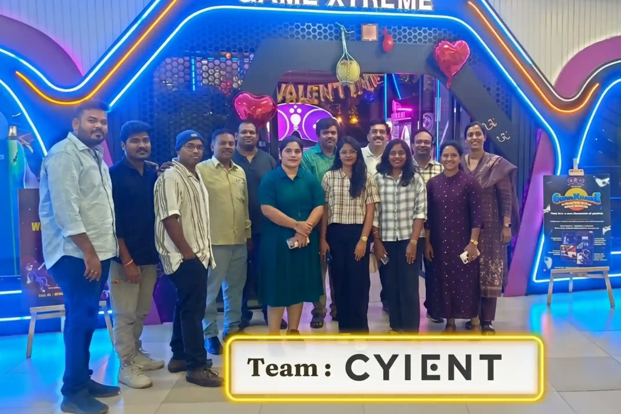Corporate team building event at Game Xtreme HITEC City — group 33