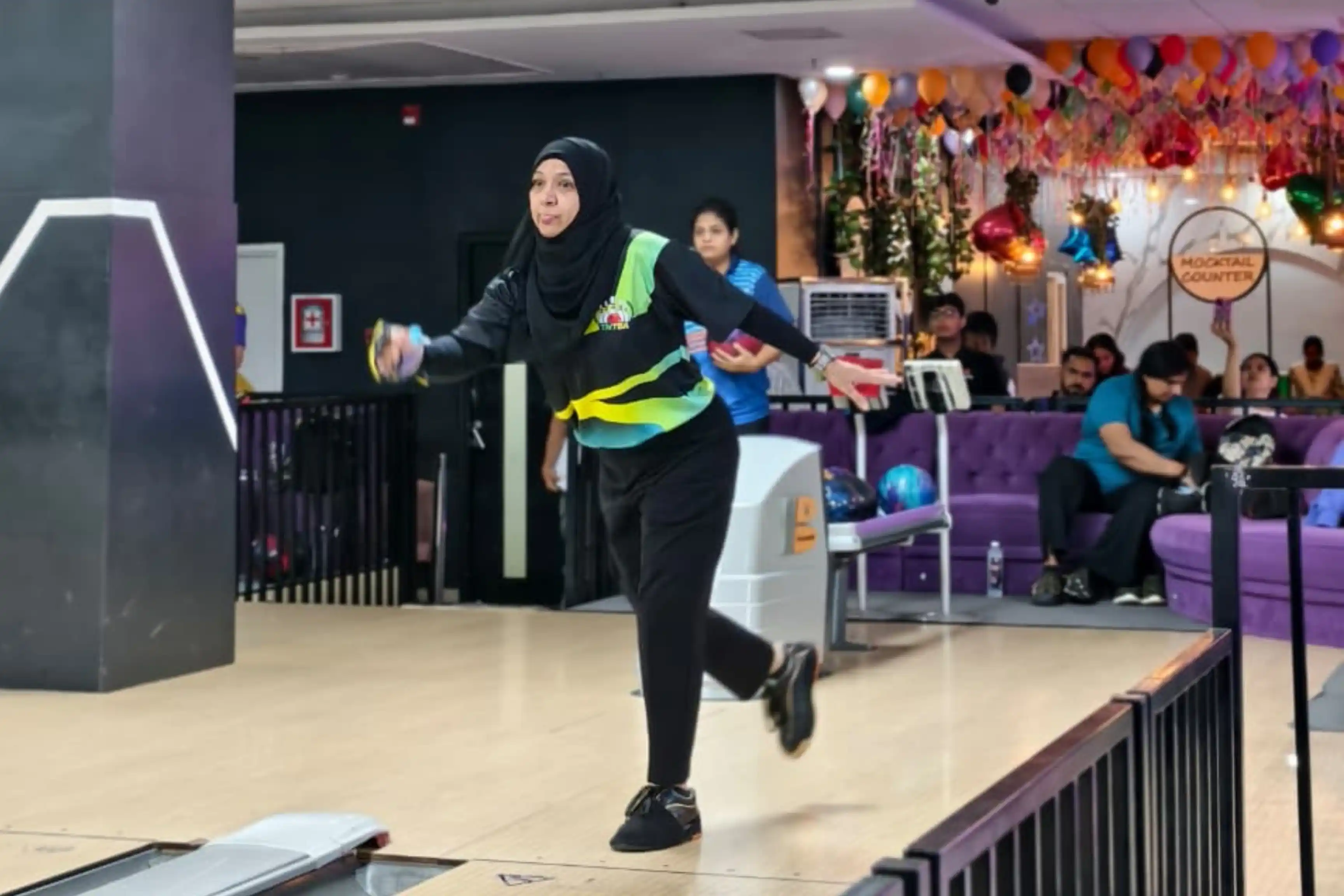 Action shot — South Zone Tenpin Tournament 2025