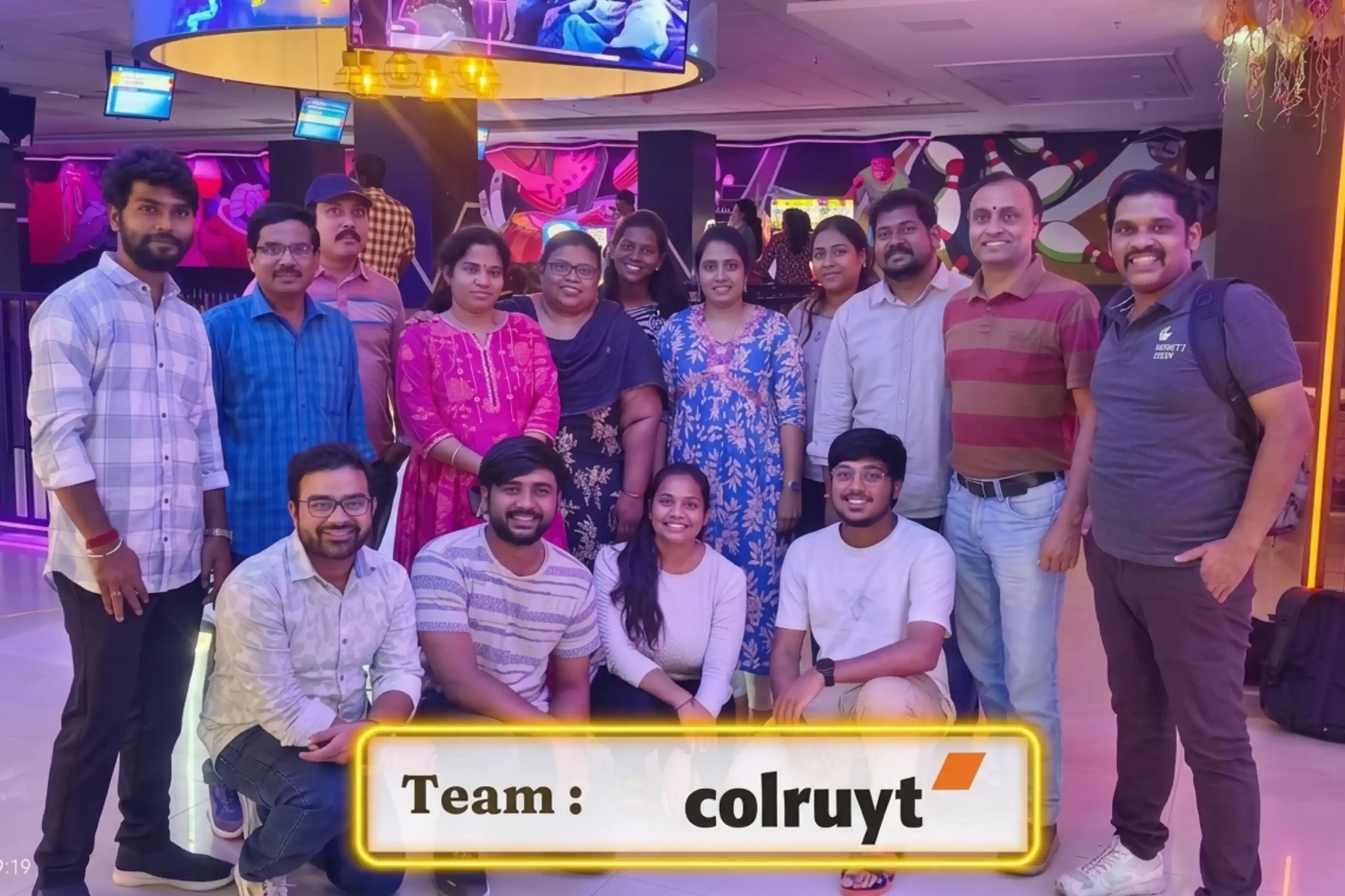 Corporate team building event at Game Xtreme HITEC City — group 17