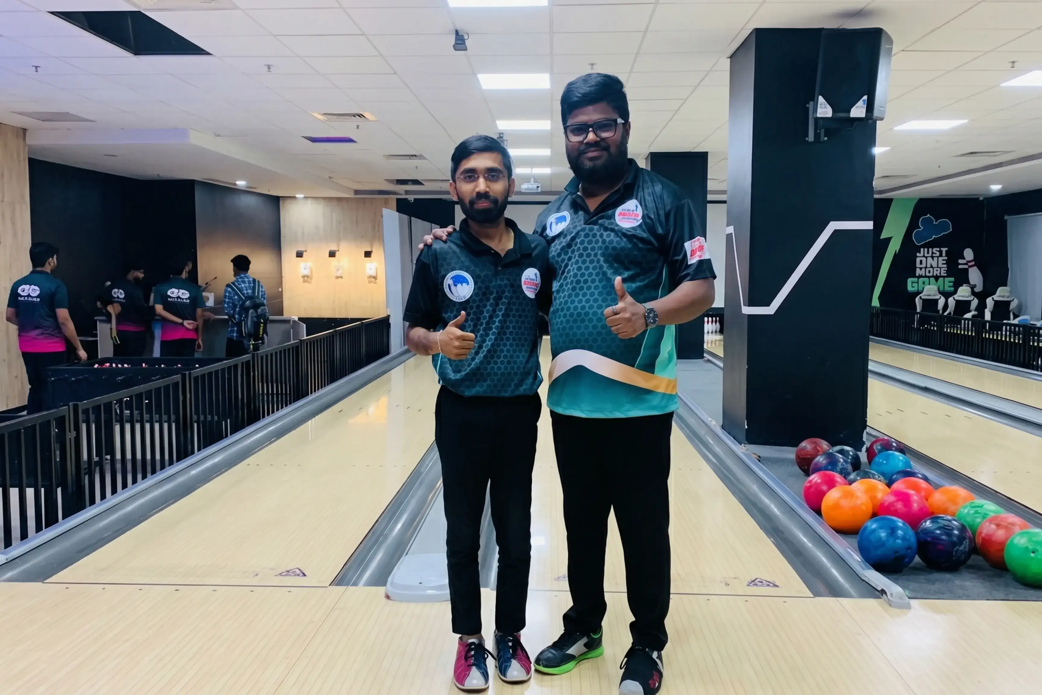 Telangana State Ranking Tournament 2026 — players on the lanes