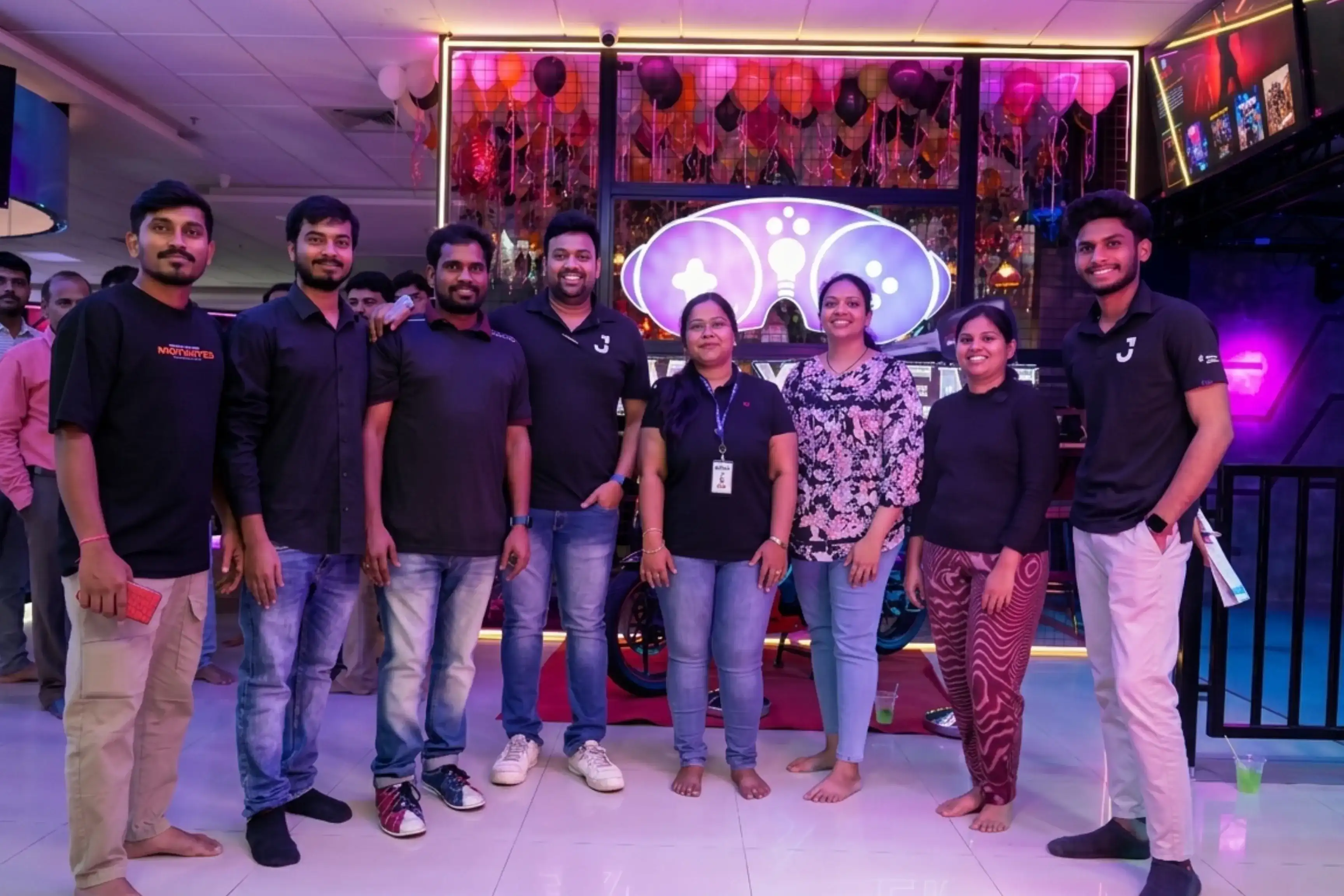Corporate team building event at Game Xtreme HITEC City — group 22