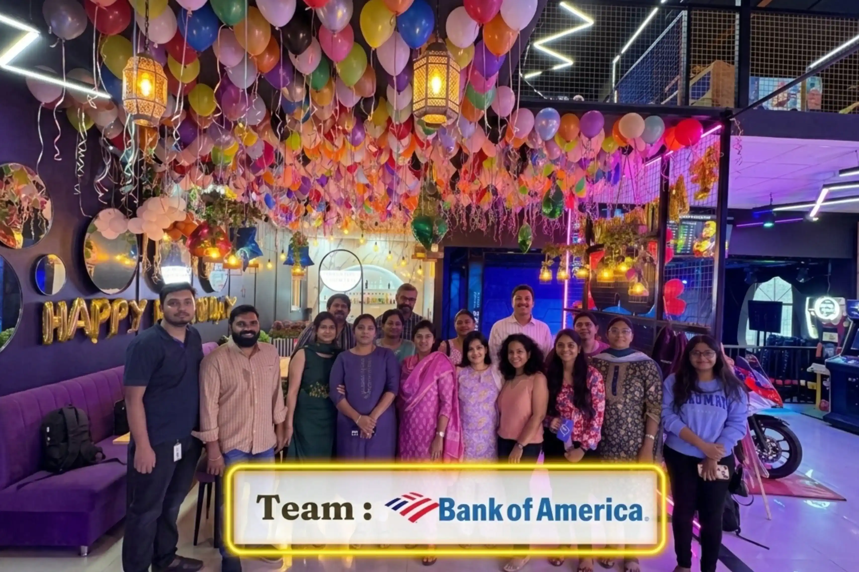 Corporate team building event at Game Xtreme HITEC City — group 21