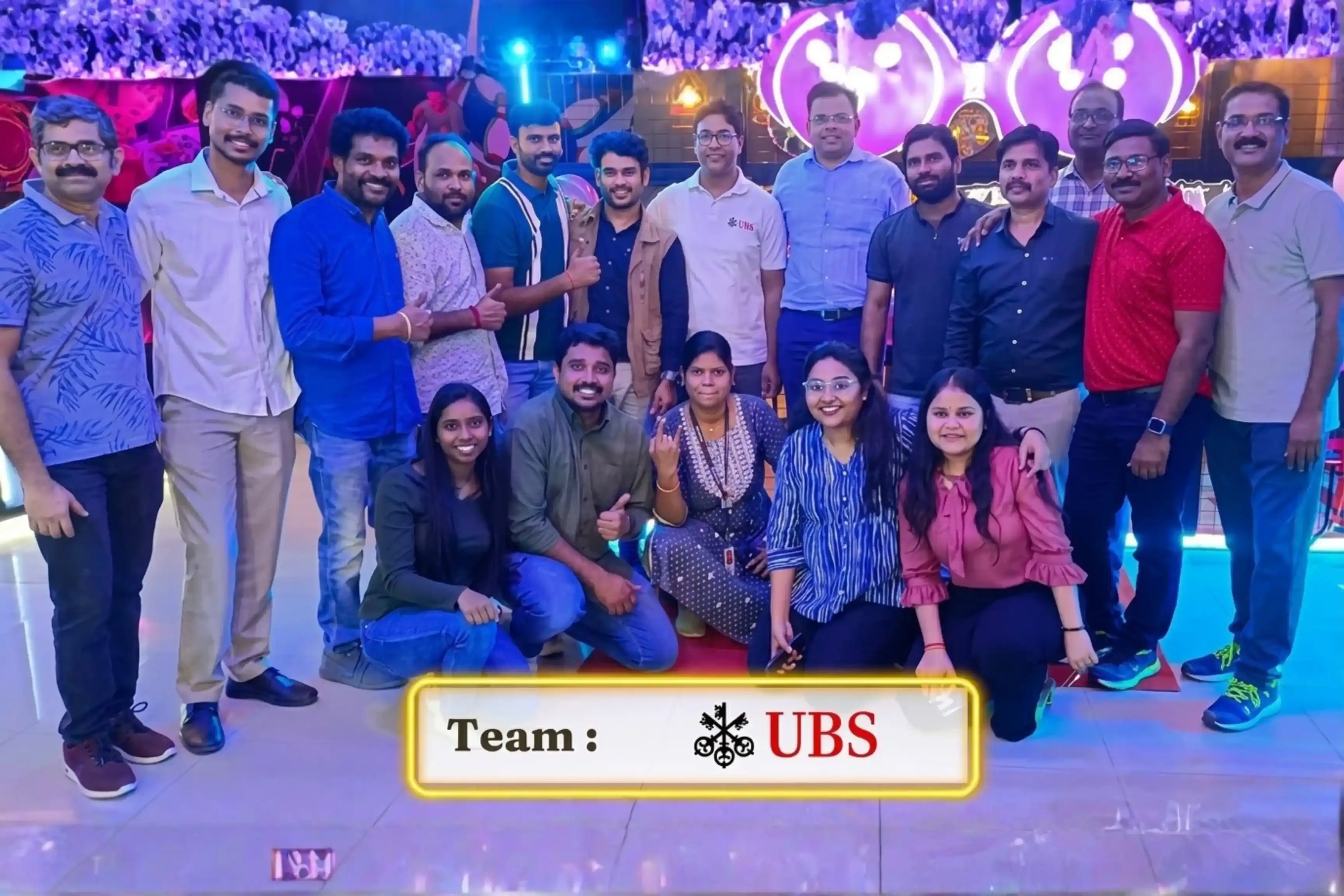 Corporate team building event at Game Xtreme HITEC City — group 27