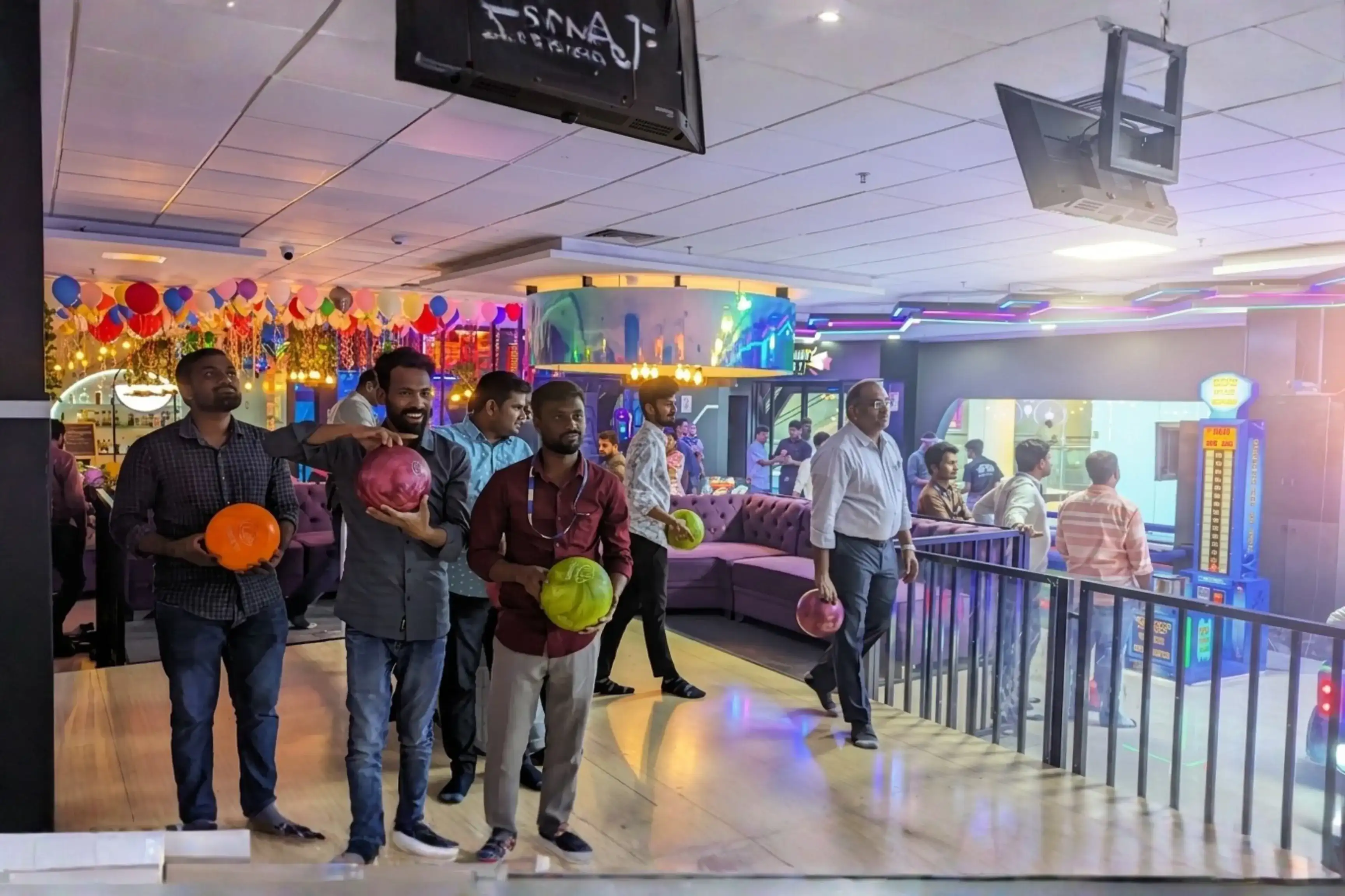 Corporate team building event at Game Xtreme HITEC City — group 42