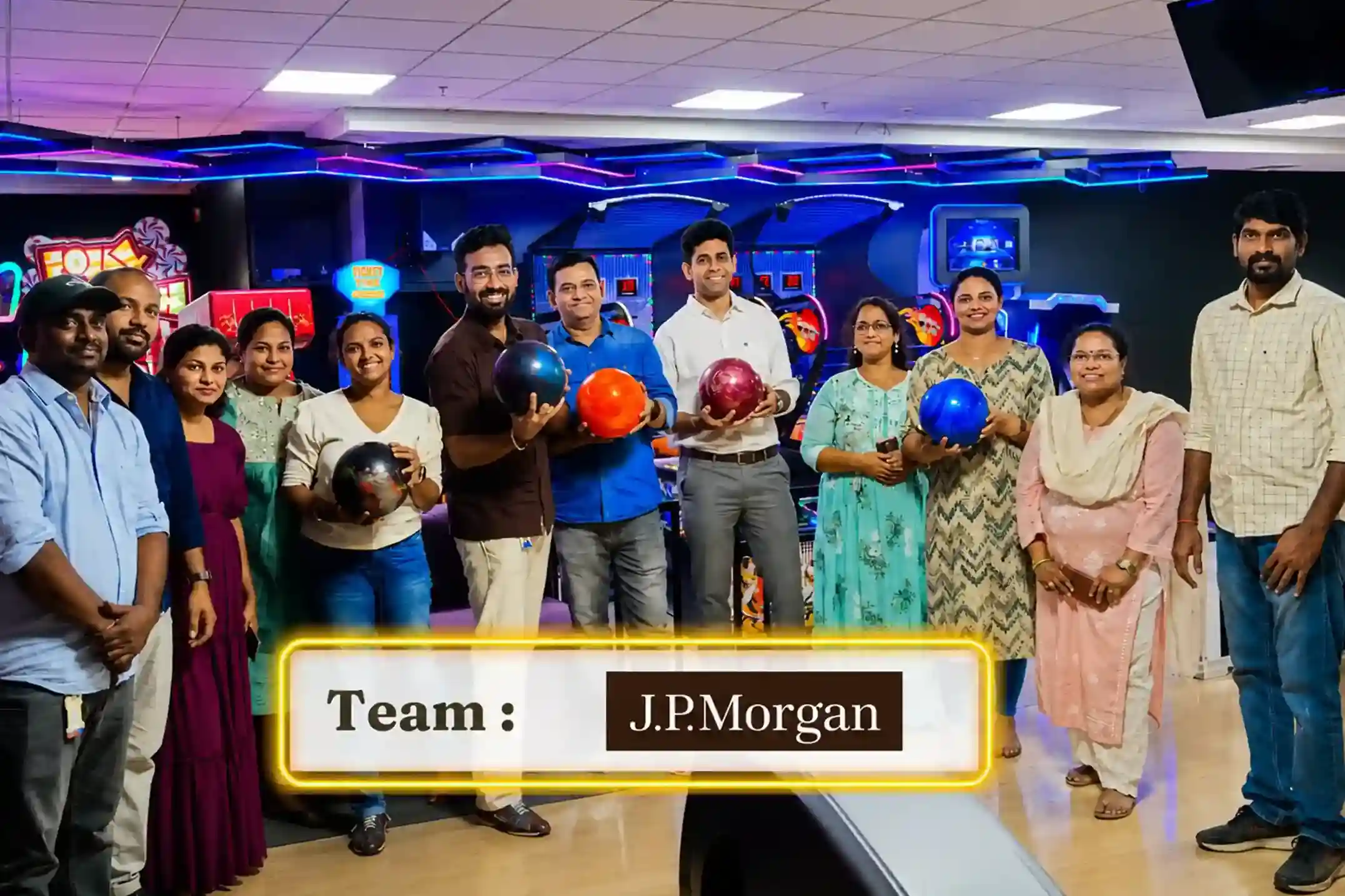 Corporate team building event at Game Xtreme HITEC City — group 24